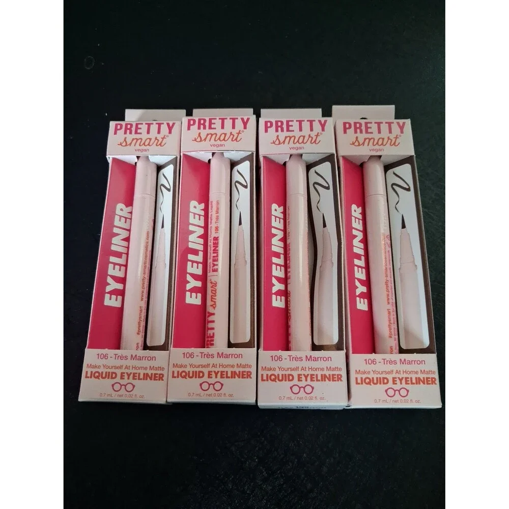 Pretty Smart Vegan Liquid Eyeliner Bundle Tres Marron